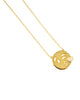Gina Cueto | Kisses Emoji Gold Necklace