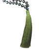 Zacasha |  Large Beaded Army Green Necklace