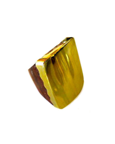 Lena Bernard Roux Wood Ring with Brass