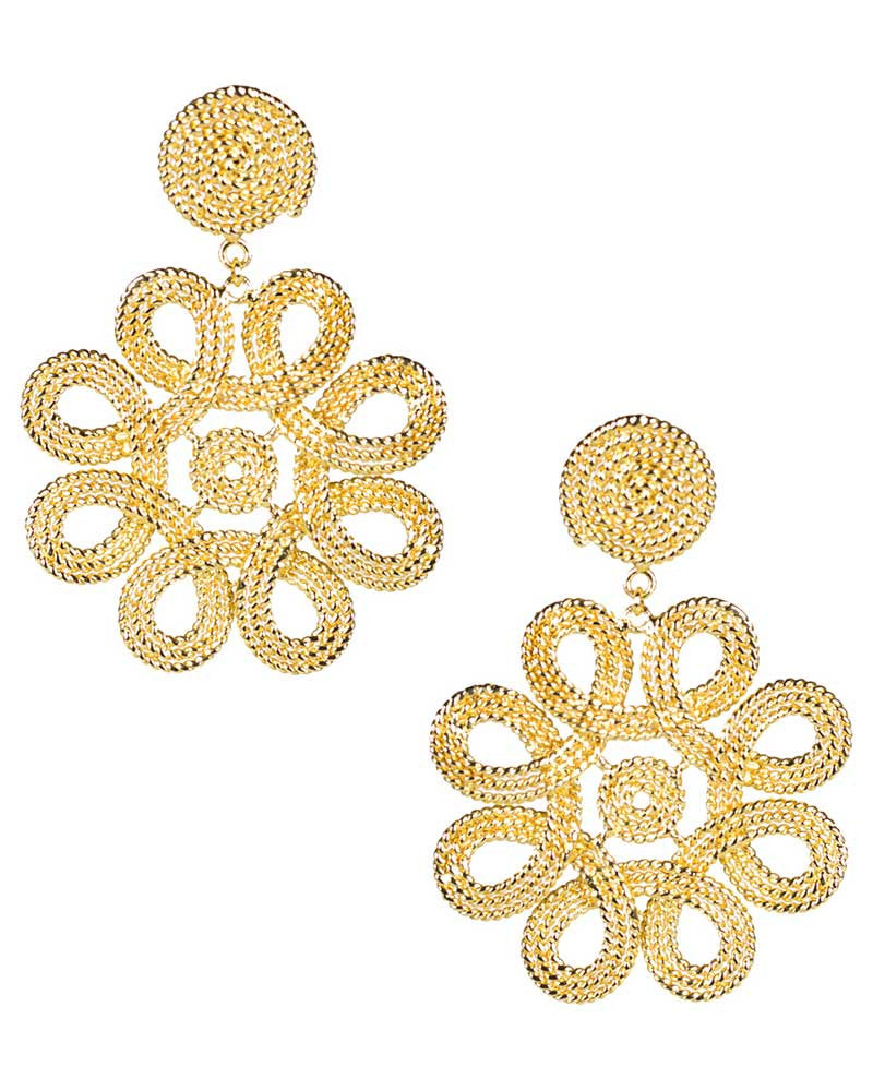 gold designer earrings lisi lerch womens jewelry 