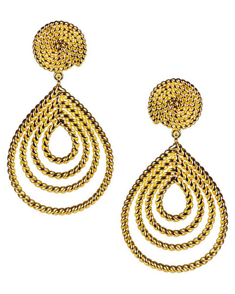 sophia gold stylish designer earrings women 