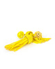 cute lisi lerch yellow lemon earrings hanging hoop pretty