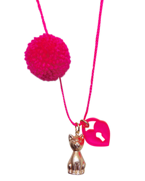Keep Calm and Love Cats Little Lux Childrens Necklace