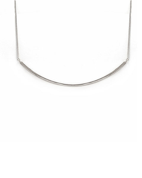 Melanie Auld Silver Bar Collar Necklace
