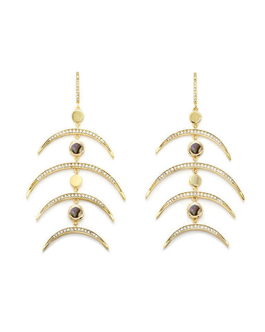 melanie auld multi crescent earrings