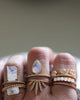 Melanie Auld | Circle Stacking Moonstone Ring