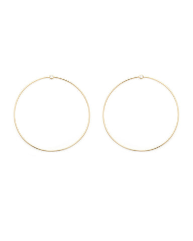 gold halo round circular womens jewelry earrings designer melanie auld