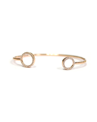 Melanie Auld Pave Circle Cuff