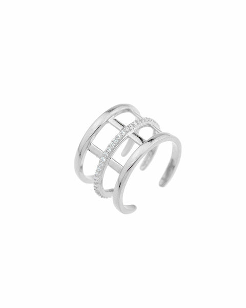 Melanie Auld Pave Cage Ring 