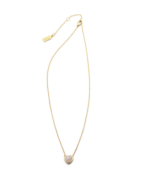 melanie auld stone heart moonstone necklace