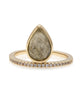 Melanie Auld | Teardrop Stacking Ring - Labradorite