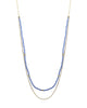Meridian Avenue | Glass Beaded Gold Necklaces (Multiple Colors)