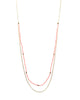 Meridian Avenue | Glass Beaded Gold Necklaces (Multiple Colors)