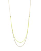 Meridian Avenue | Glass Beaded Gold Necklaces (Multiple Colors)