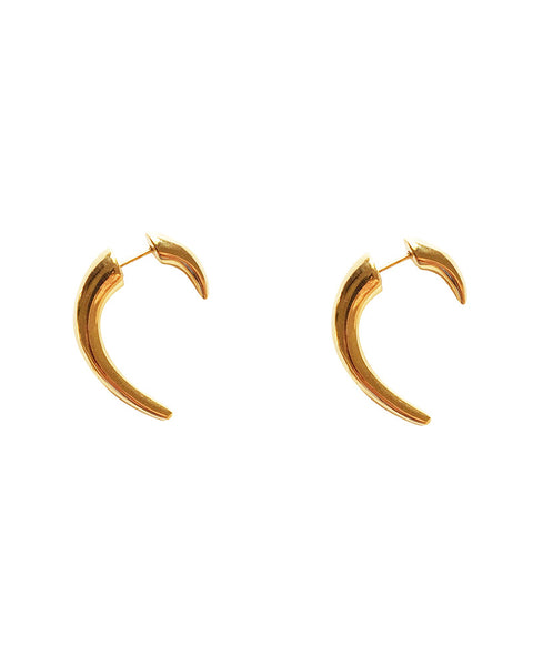 Meridian Avenue Gold Tusk Earrings 