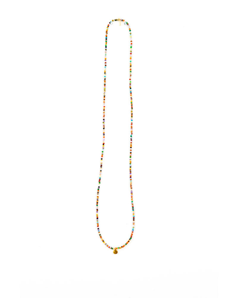 Meridian Avenue Multi Colored Cubic Zirconia Handmade Necklace