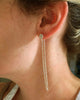 Long Chain Earrings Silver
