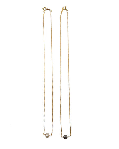 Meridian Avenue Mini Pearl Necklace