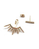 Meridian Avenue |  CUSTOM ORDER Pave Bar Spiked Jacket Earrings