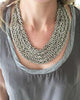 Silver Chain Mail Necklace on