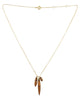 Meridian Avenue | Three Eyes Gold Necklace