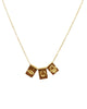 Meridian Avenue | Triple Good Fortune Charm Necklace
