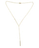 Meridian Avenue | Double Gold Bar Lariat Necklace