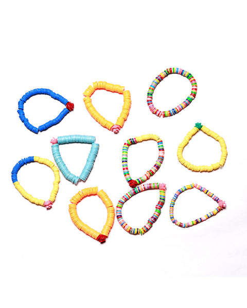 Meridian Avenue Neon Kids Bracelet Set