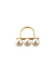 Meridian Avenue | Triple Pearl Bar Ring