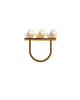 Meridian Avenue | Triple Pearl Bar Ring
