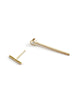 Meridian Avenue |  Double Pave Bar Earrings