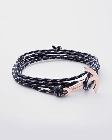 miansai rose gold anchor bracelet