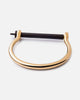 Miansai Jewelry | Gold Screwcuff with Noir Bar