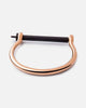 Miansai Jewelry | Rose Gold Screwcuff with Noir Bar
