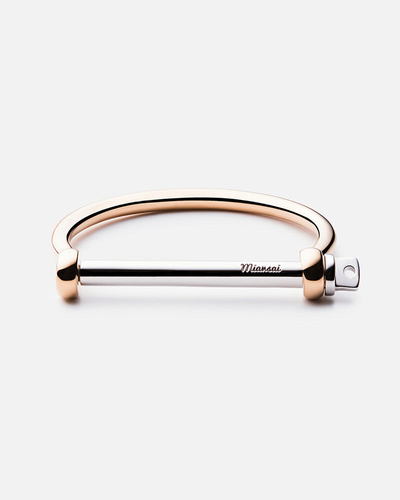 【Miansai】Screw Cuff,Gold Thin Screw Cuff Gold Men's | Miansai