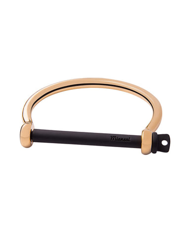 Miansai Gold Screwcuff Noir Bar