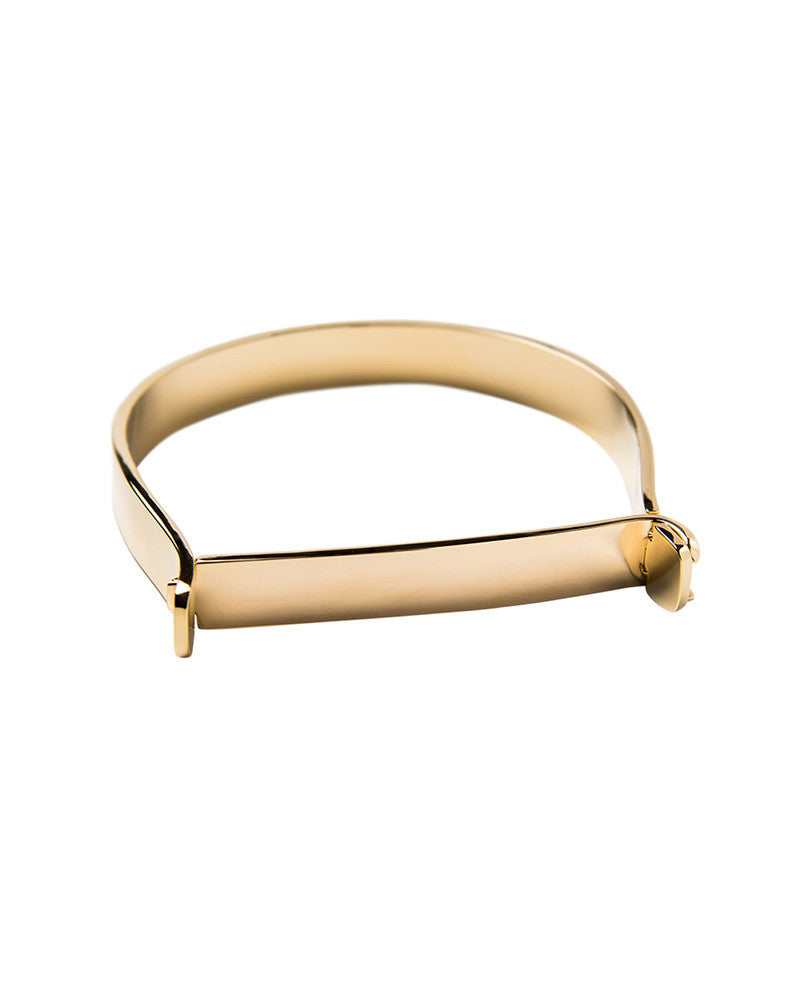 Miansai Thin Hudson Gold Bracelet