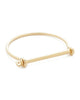 Miansai | Thin Screw Cuff Gold Bracelet