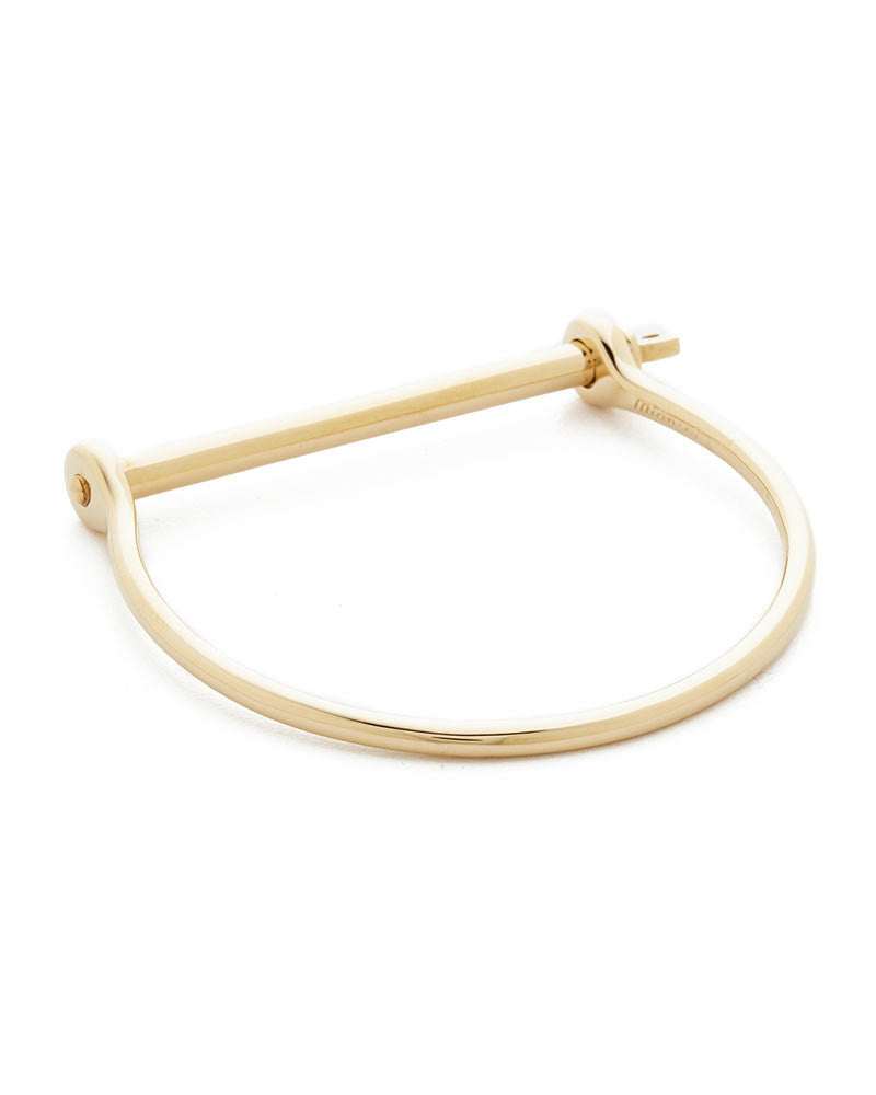 Buy Yeemer Stainless Steel Love Screw Oval Bracelet Bangle Women Men with  Screwdriver (16cm Yellow gold with diamonds) Online at desertcartINDIA