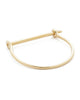 Miansai | Thin Screw Cuff Gold Bracelet