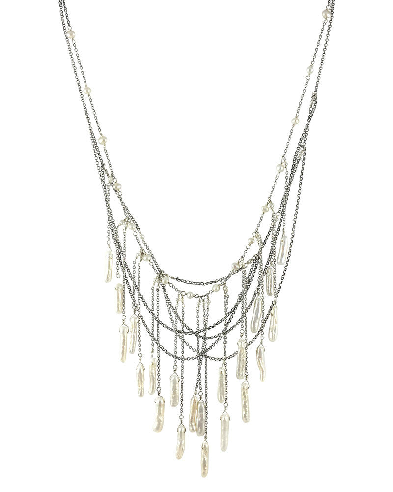Chan Luu | White Pearl Drop Necklace – Online Jewelry Boutique