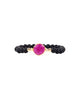 Jaimie Nicole | Onyx with Dyed Ruby Stone Bracelet