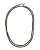 Jaimie Nicole | Onyx Necklace Featuring Faceted Tourmaline Ovals