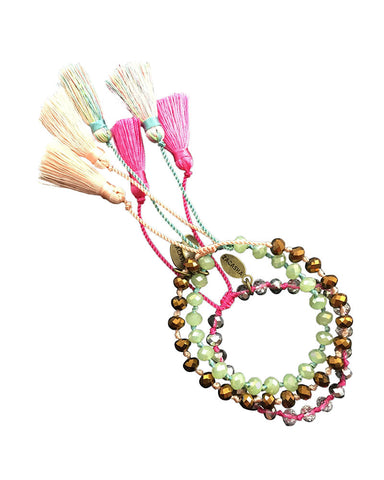 Pastel Pinks Bracelets Zacasha