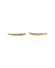 Meridian Avenue |  Rounded Bar Pave Ear Climbers