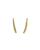 Meridian Avenue |  Rounded Bar Pave Ear Climbers