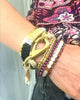 The ROPES | Camden Rope Black & Gold Bracelet