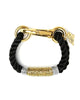 The ROPES | Camden Rope Black & Gold Bracelet