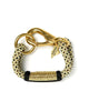 The ROPES | Cape Elizabeth Black and Gold Bracelet
