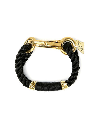 ropes camden gold and black bracelet